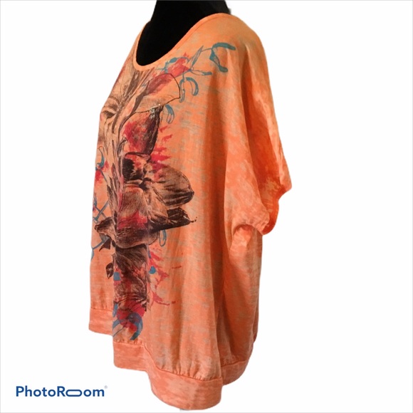 Beverly Drive floral print front criss cross back - Picture 4 of 7